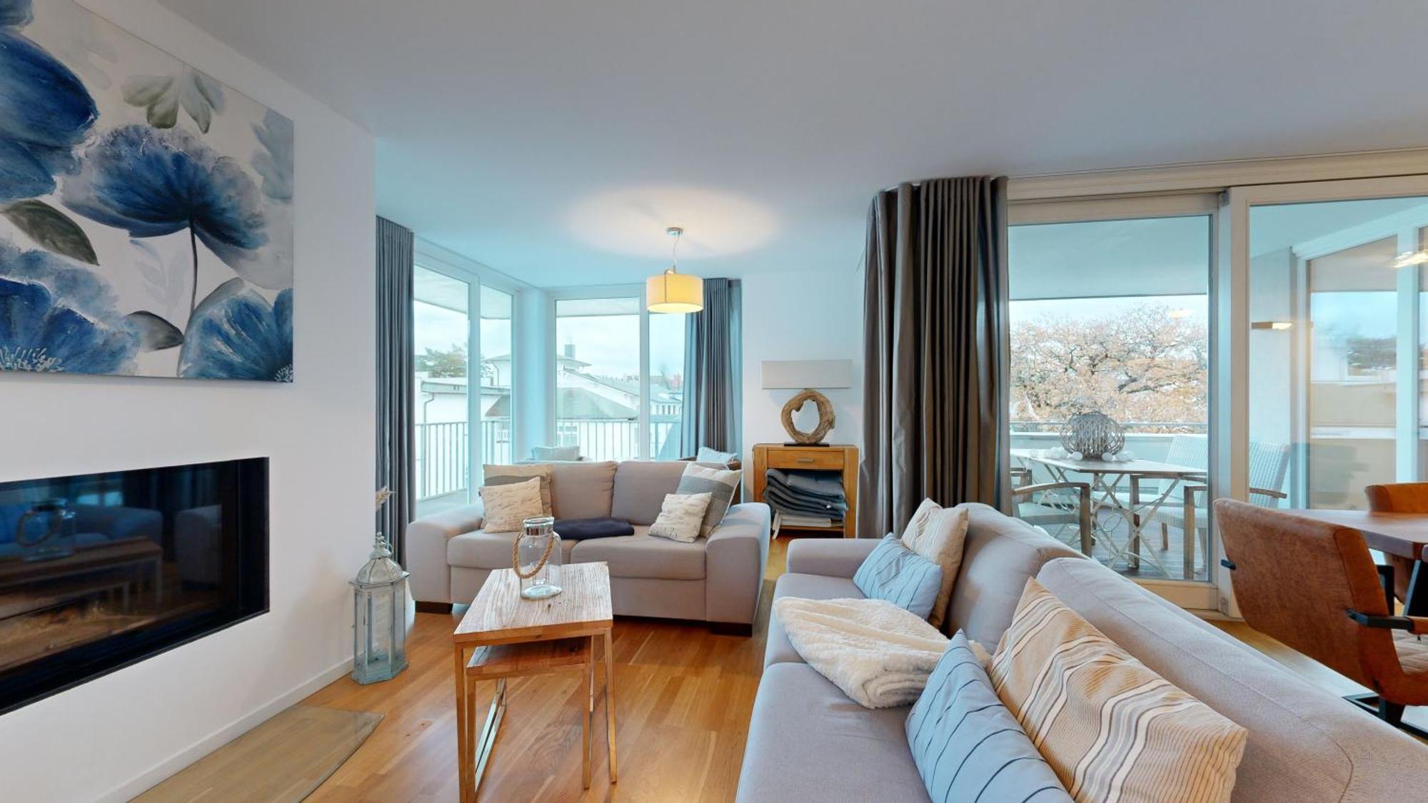 Strandnahe Fewos Mit Terrasse Oder Dachterrasse, Strandhaus Seeblick, Binz Εξωτερικό φωτογραφία