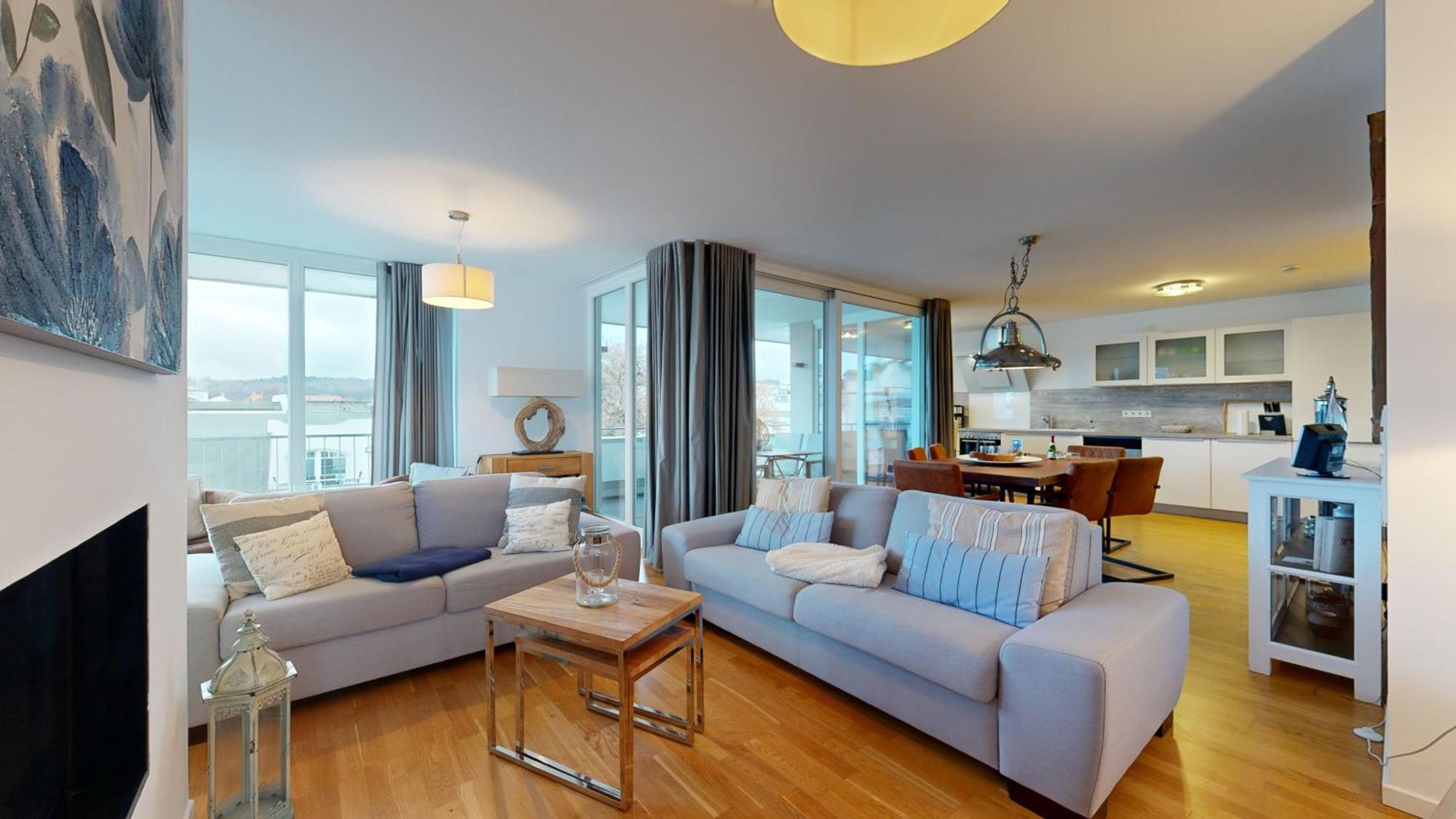 Strandnahe Fewos Mit Terrasse Oder Dachterrasse, Strandhaus Seeblick, Binz Εξωτερικό φωτογραφία
